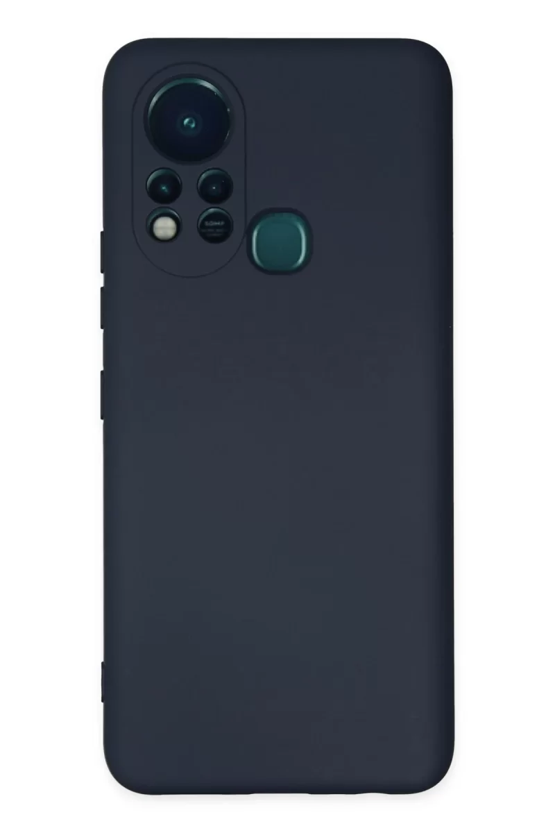 Newface İnfinix Hot 11s Kılıf Nano içi Kadife Silikon - Lacivert