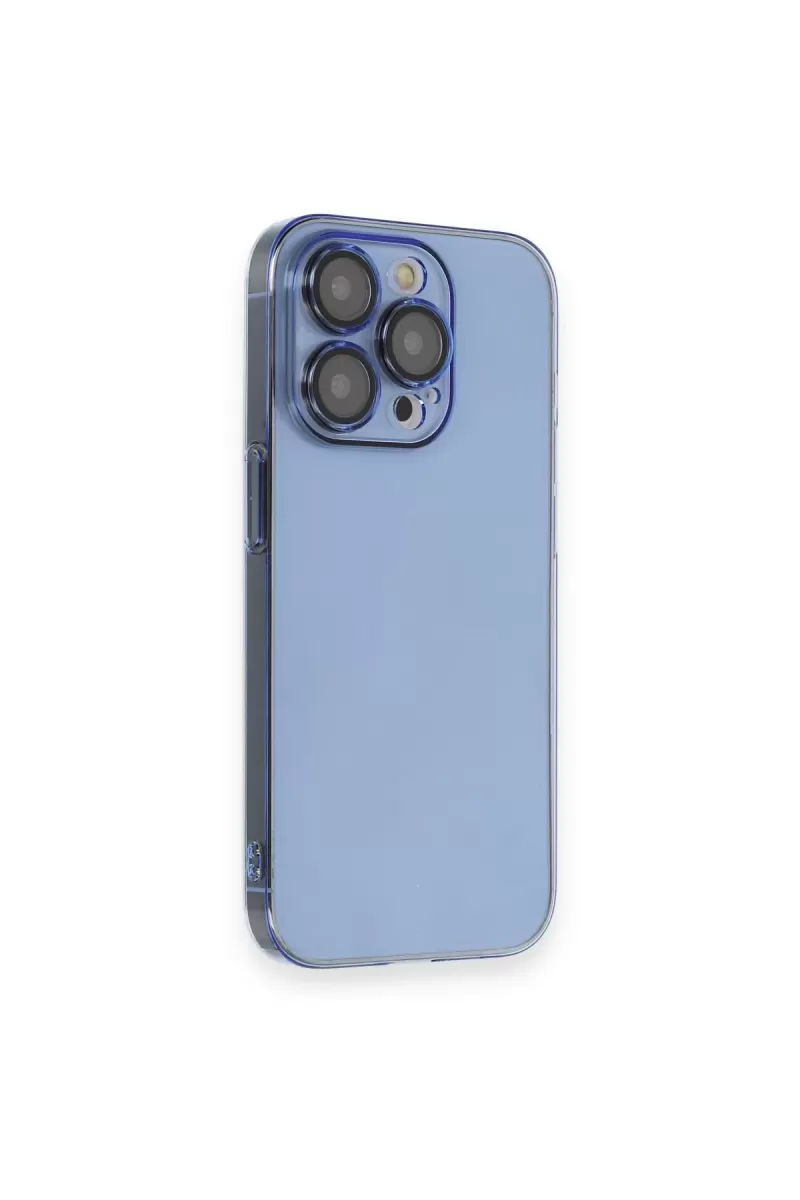Newface Apple iPhone 14 Pro Kılıf Armada Lensli Kapak - Sierra Blue