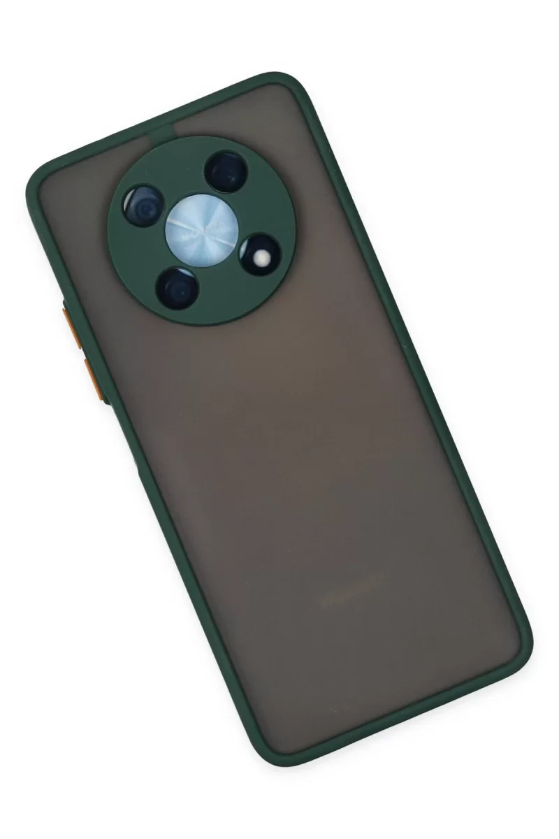 Newface Huawei Nova Y90 Kılıf Montreal Silikon Kapak - Yeşil