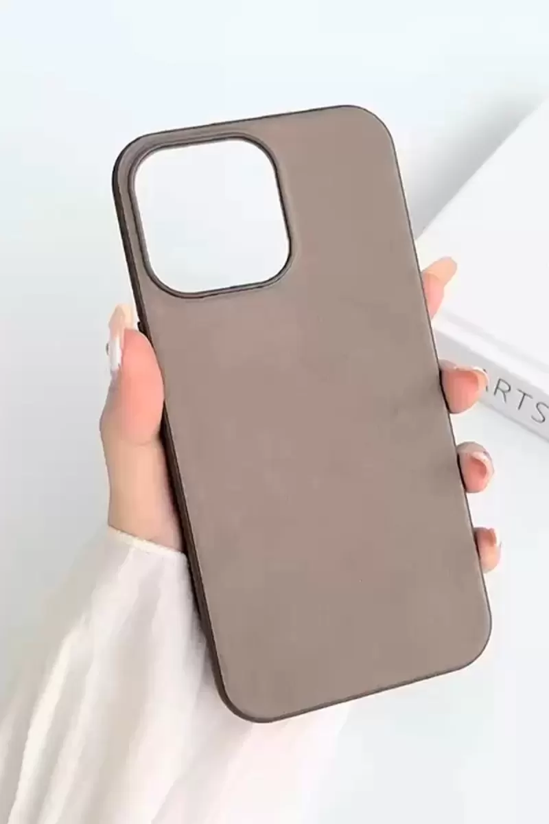 Newface Apple iPhone 15 Pro Kılıf Karen Magsafe Kapak - Kahverengi