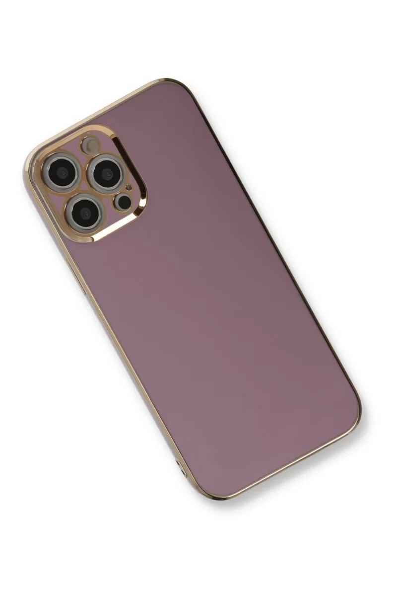 Newface Apple iPhone 12 Pro Kılıf Volet Silikon - Mor
