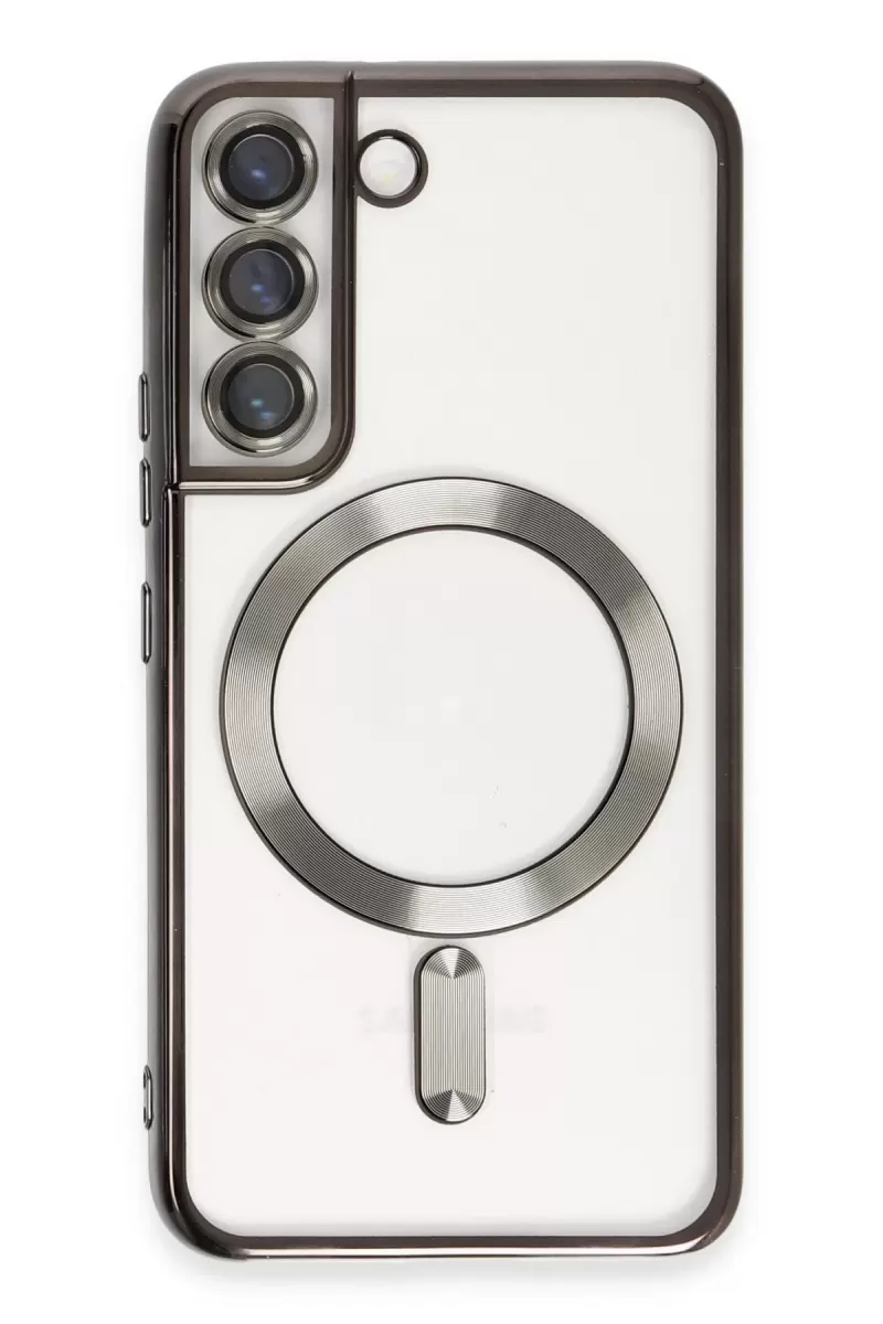 Newface Samsung Galaxy S22 Kılıf Kross Magneticsafe Kapak - Siyah