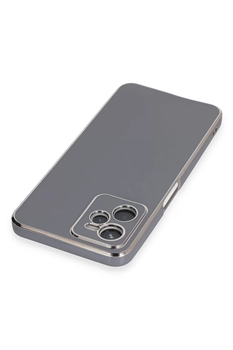 Newface Realme C35 Kılıf Volet Silikon - Mavi