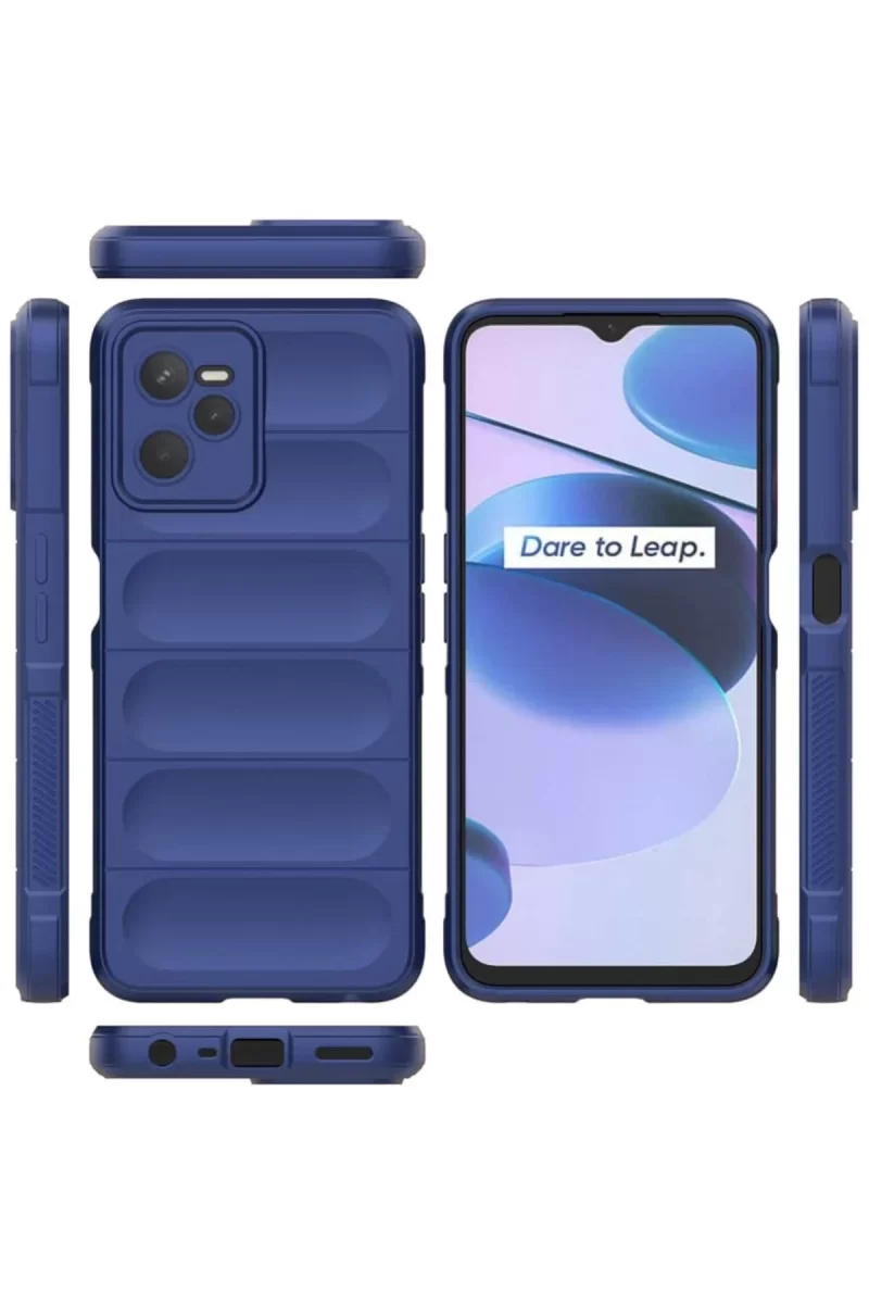 Newface Realme C35 Kılıf Optimum Silikon - Lacivert
