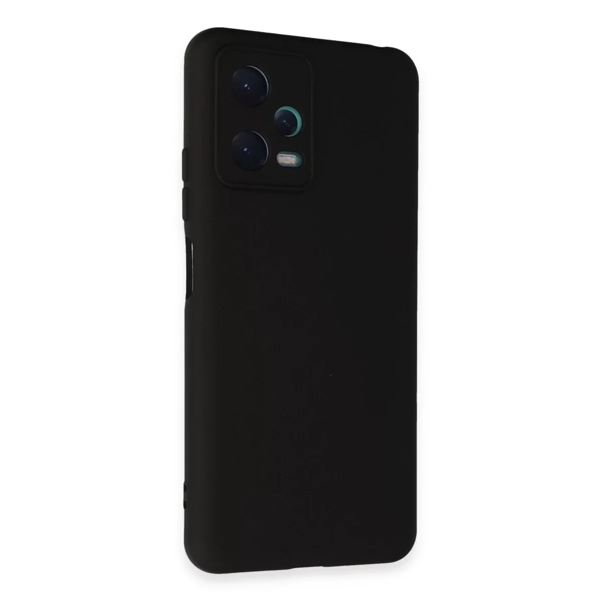 Newface Xiaomi Redmi Note 12 5G Kılıf Nano içi Kadife Silikon - Siyah