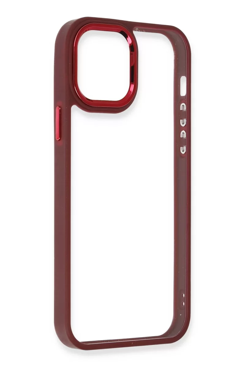 Newface Apple iPhone 12 Pro Max Kılıf Dora Kapak - Kırmızı
