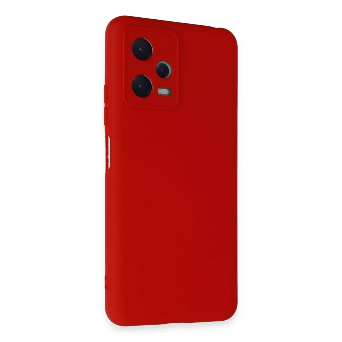 Newface Xiaomi Redmi Note 12 5G Kılıf Nano içi Kadife Silikon - Kırmızı