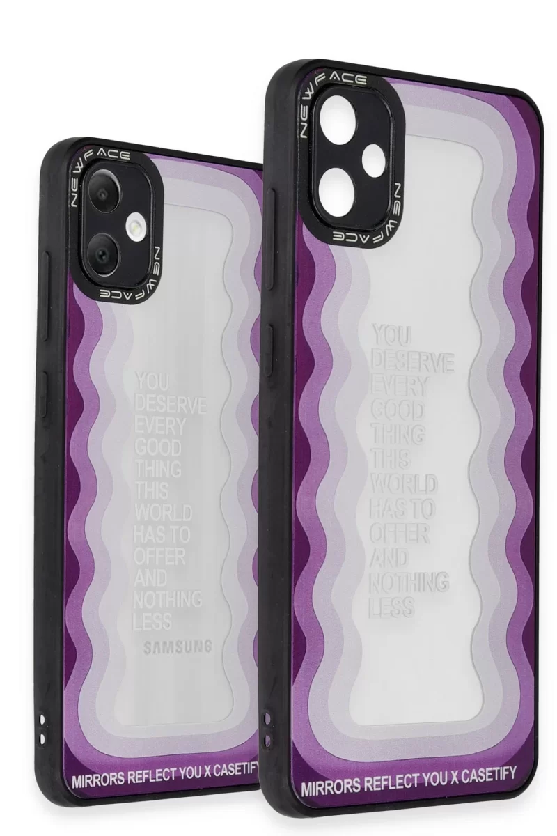 Newface Samsung Galaxy A05 Kılıf Mirror Desenli Kapak - Mirror - 5