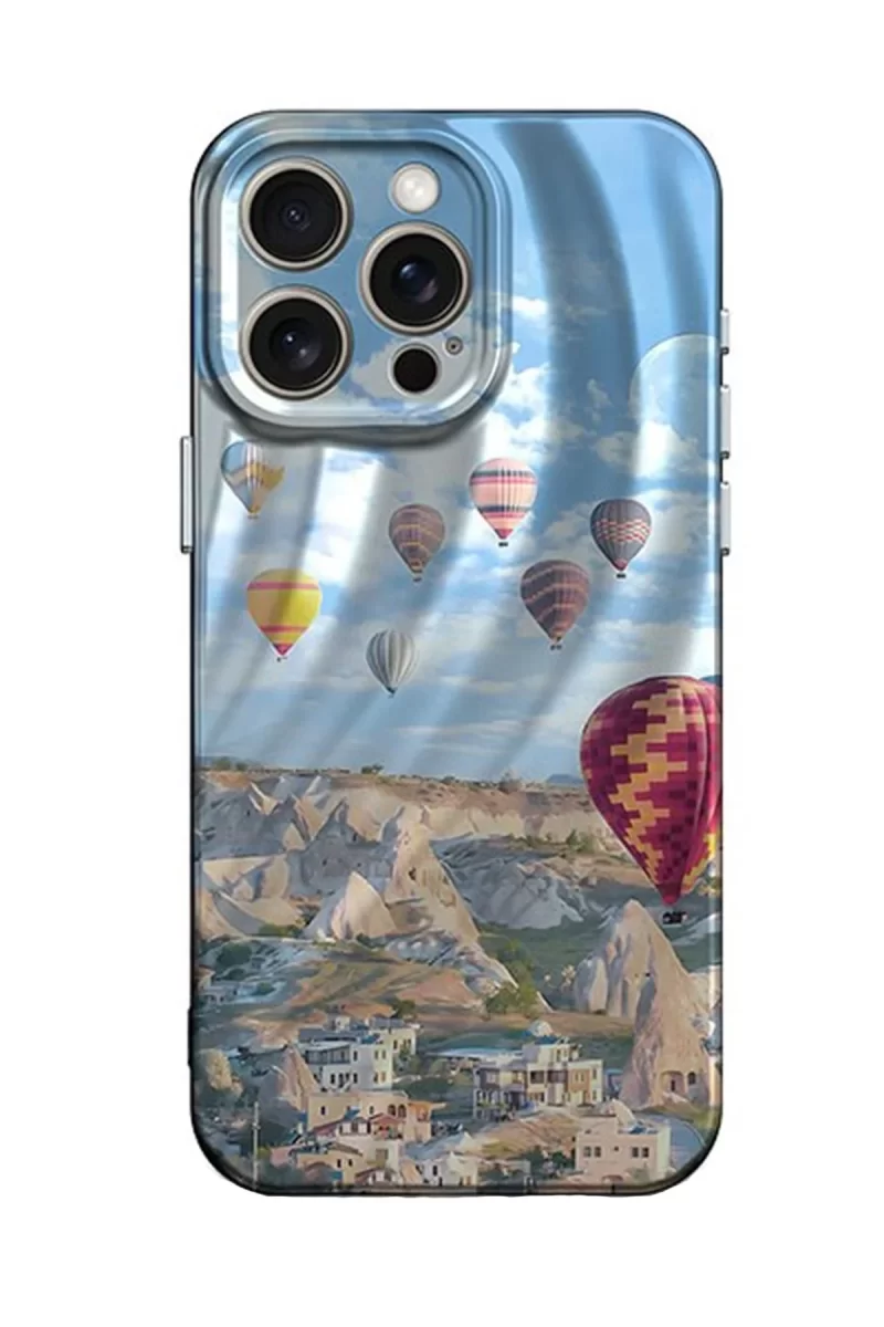Newface Apple iPhone 14 Pro Kılıf Crew Desenli Kapak - Kapadokya
