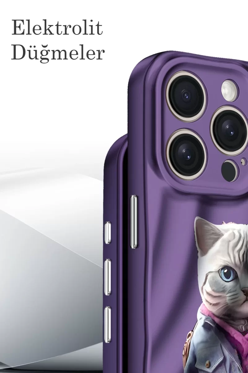 Newface Apple iPhone 14 Pro Kılıf Crew Desenli Kapak - Kapadokya