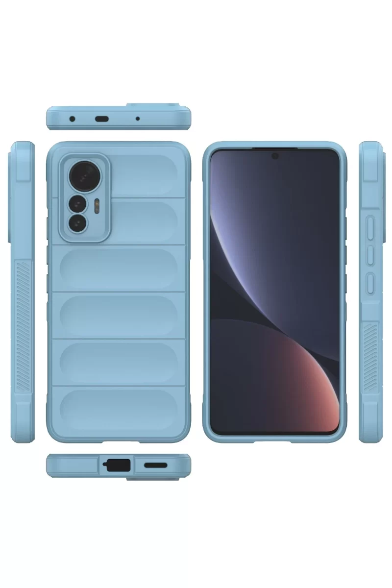 Newface Xiaomi Mi 12 Lite Kılıf Optimum Silikon - Sky Blue