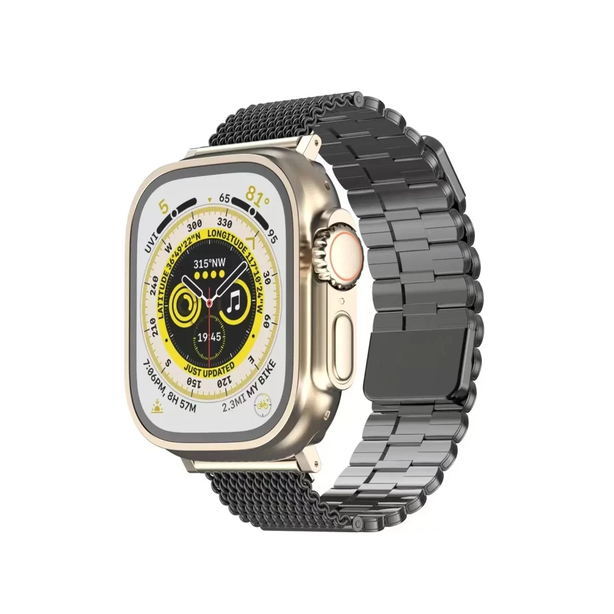 Newface Apple Watch 42mm Ascend Metal Kordon - Gri