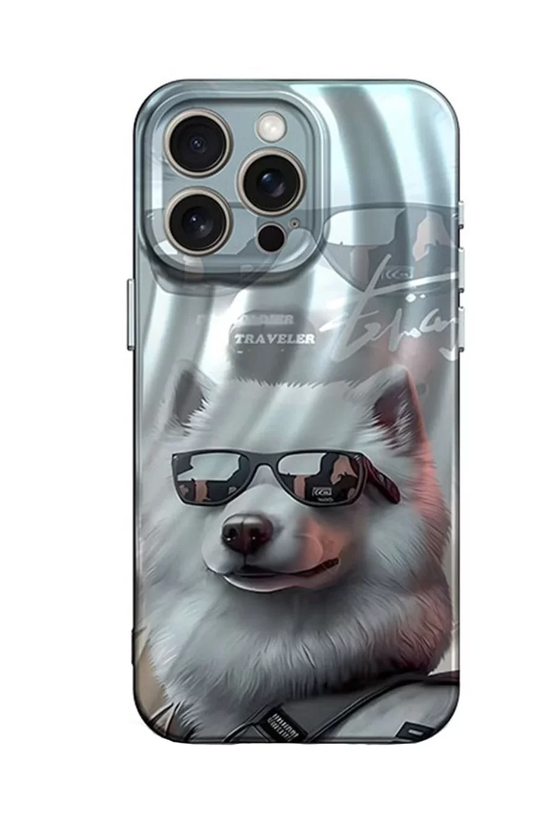 Newface Apple iPhone 14 Pro Kılıf Crew Desenli Kapak - Köpek