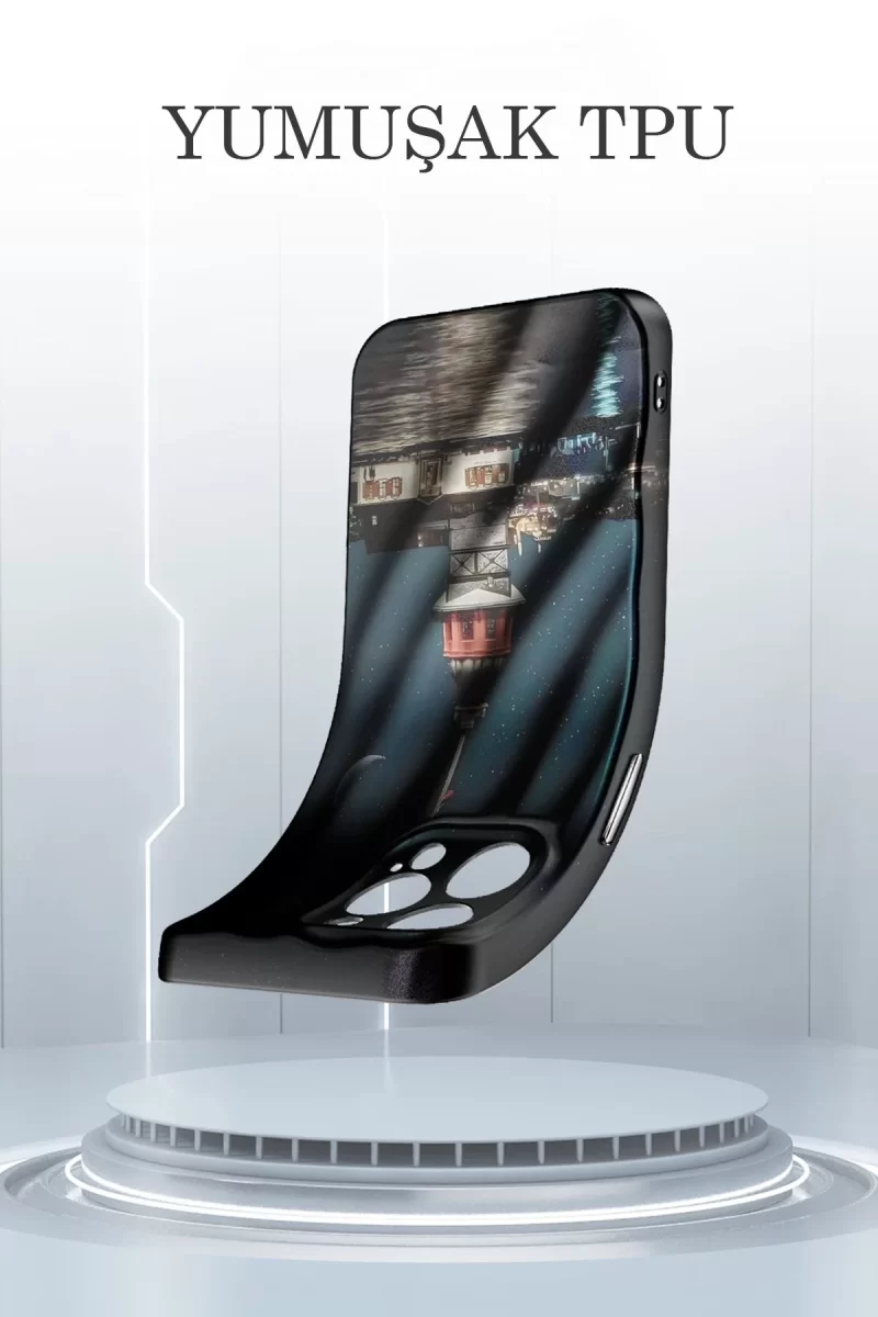 Newface Apple iPhone 14 Pro Max Kılıf Crew Desenli Kapak - Çiçek