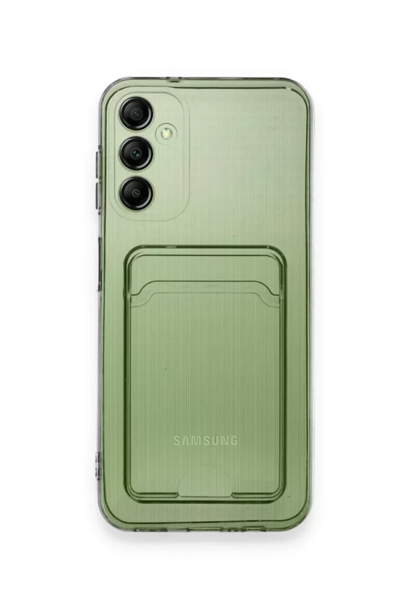 Newface Samsung Galaxy A35 5G Kılıf Kart Şeffaf Silikon - Şeffaf