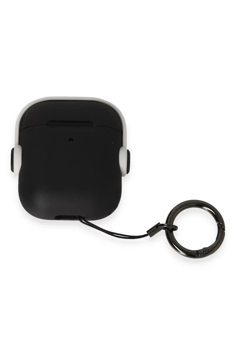 Newface Apple Airpods 2 (2.nesil) Cool Kılıf - Siyah-Beyaz