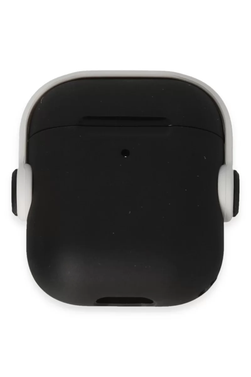 Newface Apple Airpods 2 (2.nesil) Cool Kılıf - Siyah-Beyaz