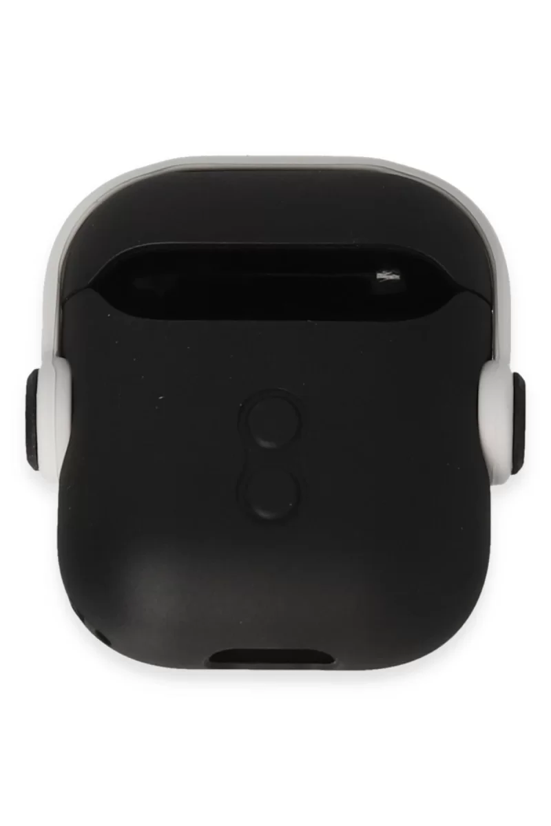 Newface Apple Airpods 2 (2.nesil) Cool Kılıf - Siyah-Beyaz