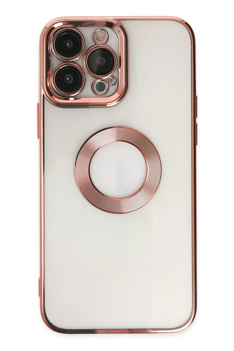 Newface Apple iPhone 14 Pro Kılıf Slot Silikon - Rose Gold