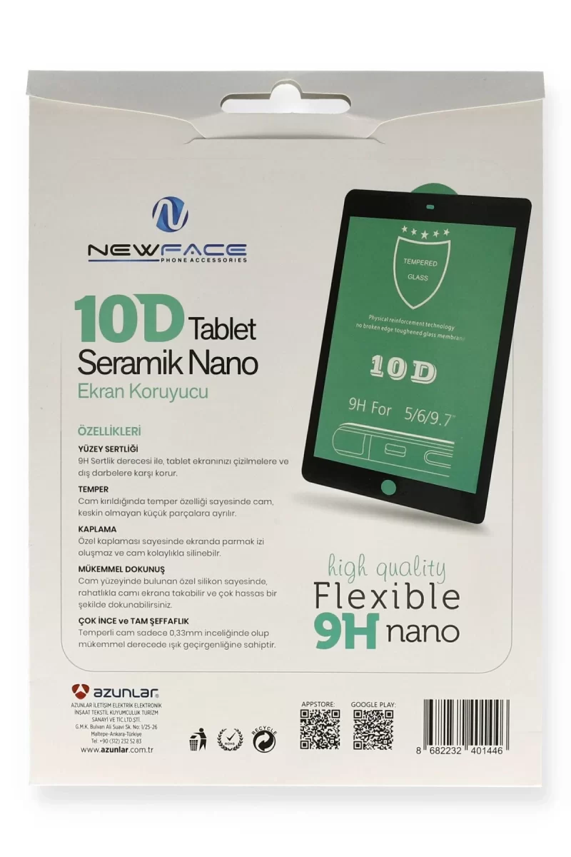 Newface Apple iPad Mini 3 Tablet 10D Seramik Nano
