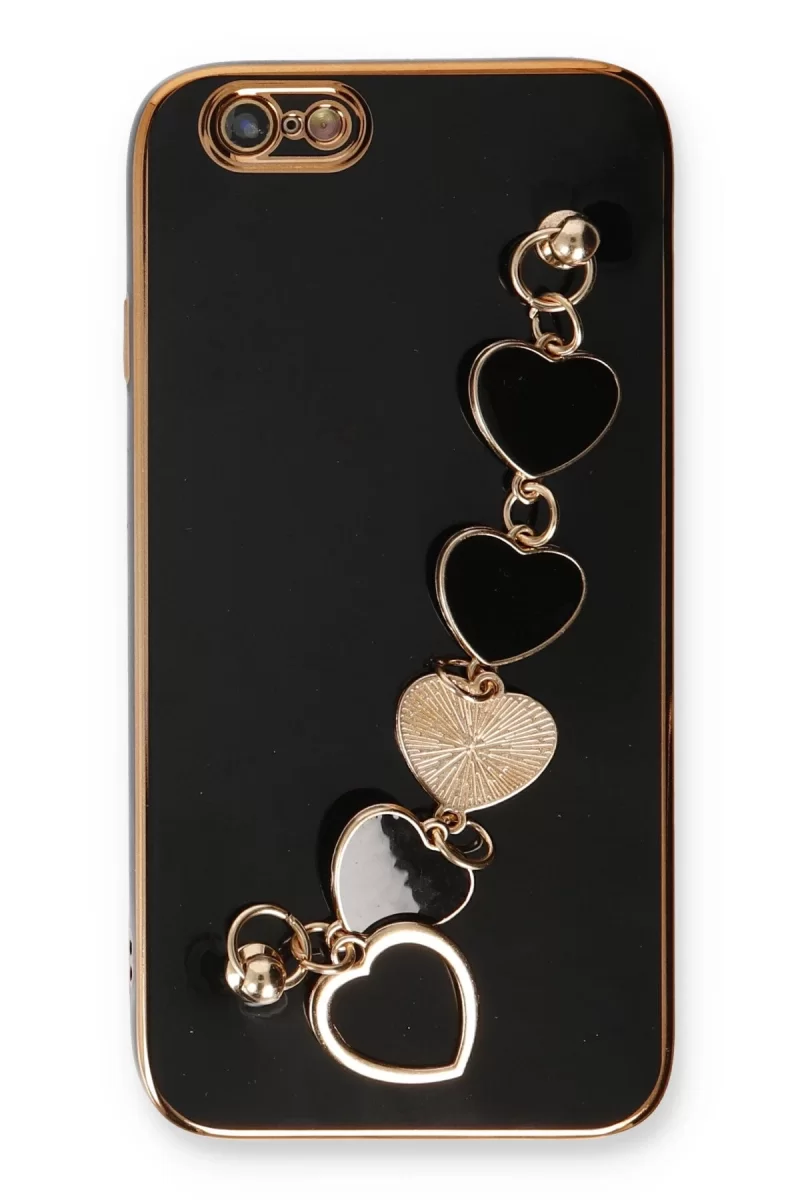 Newface Apple iPhone 6 Kılıf Esila Silikon - Siyah