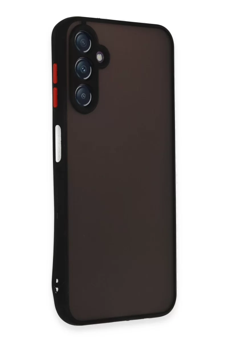 Newface Samsung Galaxy A14 4G Kılıf Montreal Silikon Kapak - Siyah