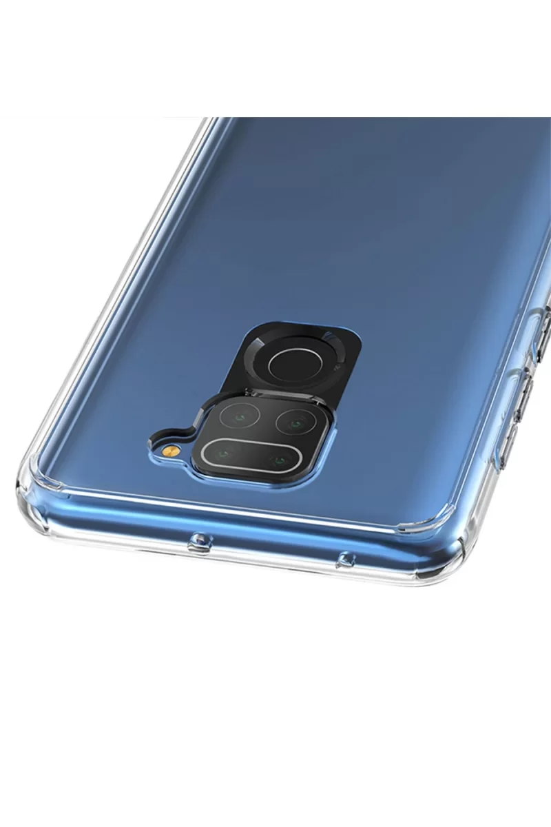 Newface Xiaomi Redmi Note 9 Kılıf Lüx Şeffaf Silikon - Şeffaf