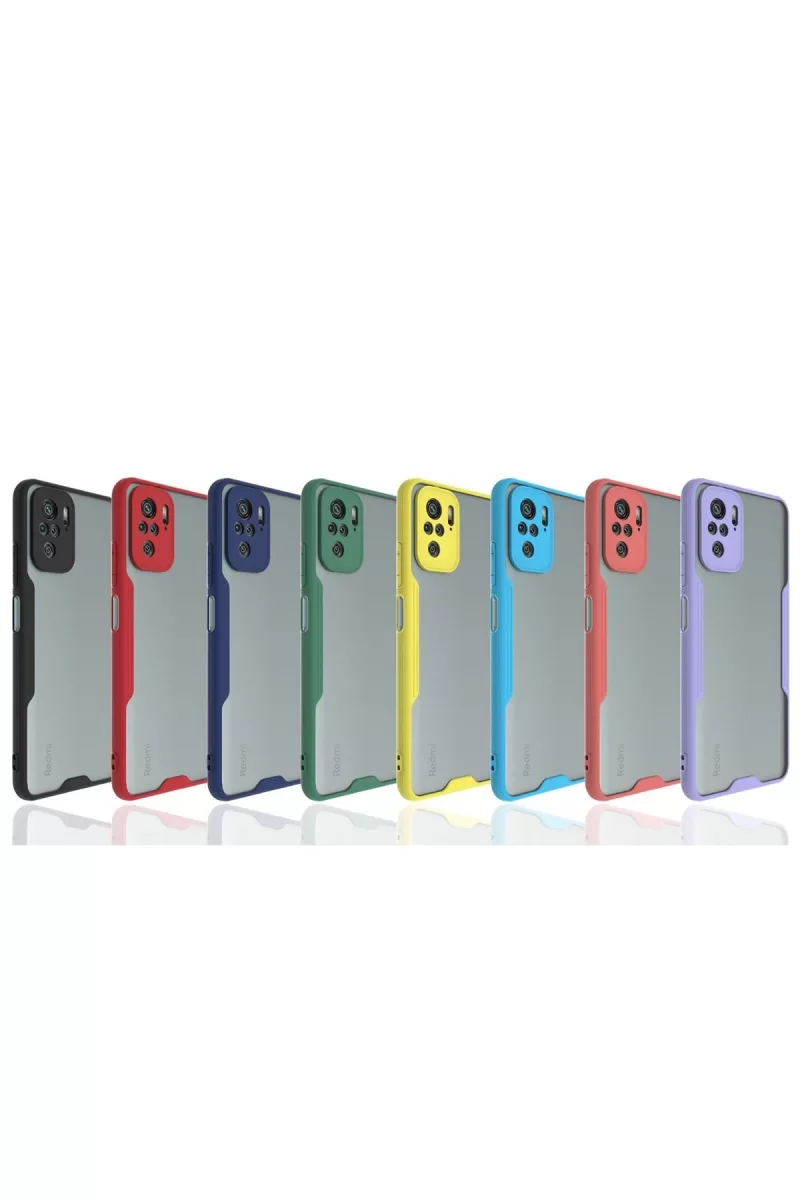 Newface Xiaomi Redmi Note 10 Kılıf Platin Silikon - Yeşil