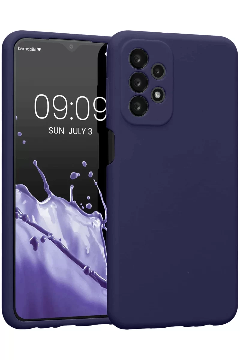 Newface Samsung Galaxy A23 4G Kılıf First Silikon - Lacivert