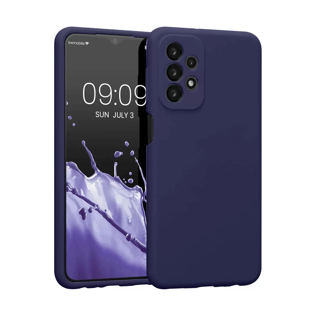 Newface Samsung Galaxy A23 4G Kılıf First Silikon - Lacivert