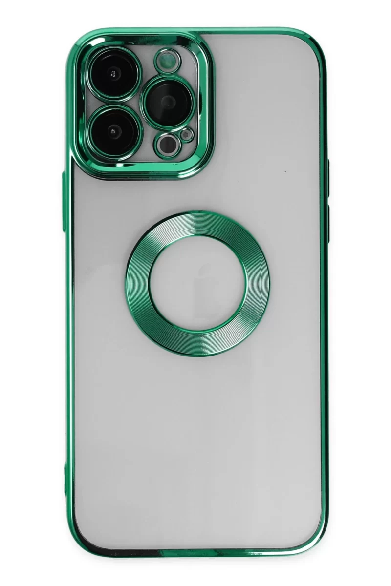 Newface Apple iPhone 14 Pro Max Kılıf Slot Silikon - Köknar Yeşili