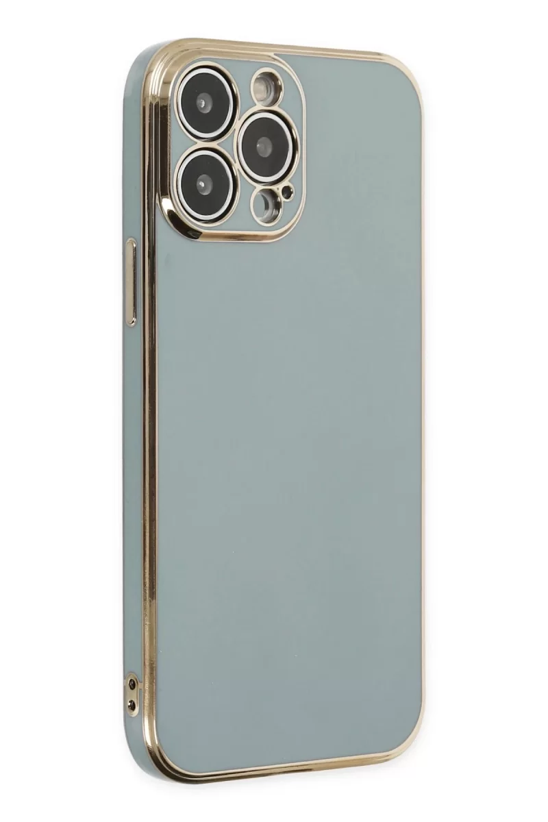 Newface Apple iPhone 14 Pro Kılıf Volet Silikon - Açık Yeşil
