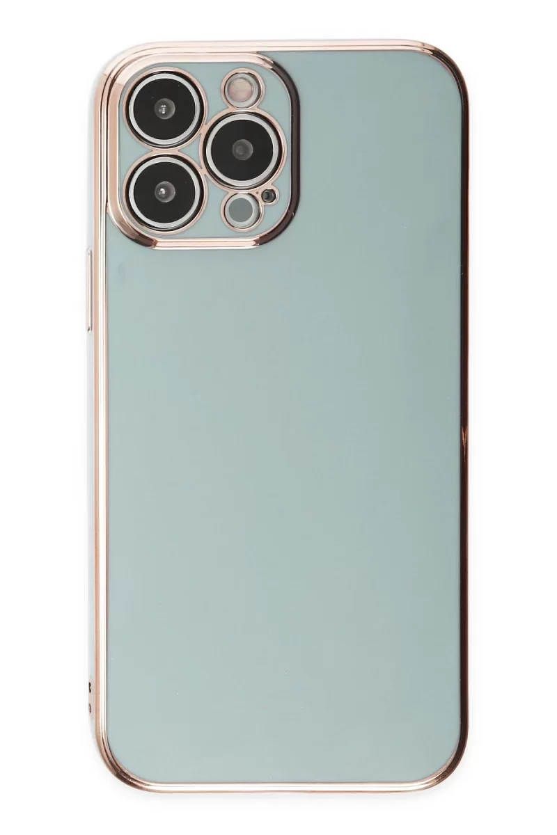 Newface Apple iPhone 14 Pro Kılıf Volet Silikon - Açık Yeşil