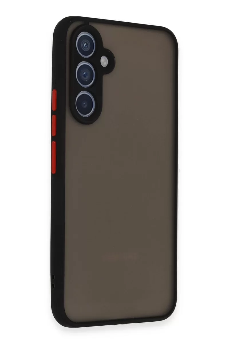 Newface Samsung Galaxy A54 5G Kılıf Montreal Silikon Kapak - Siyah