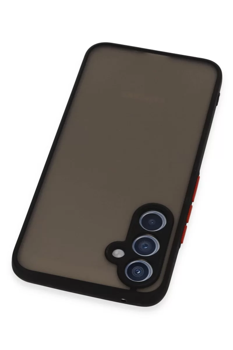 Newface Samsung Galaxy A54 5G Kılıf Montreal Silikon Kapak - Siyah