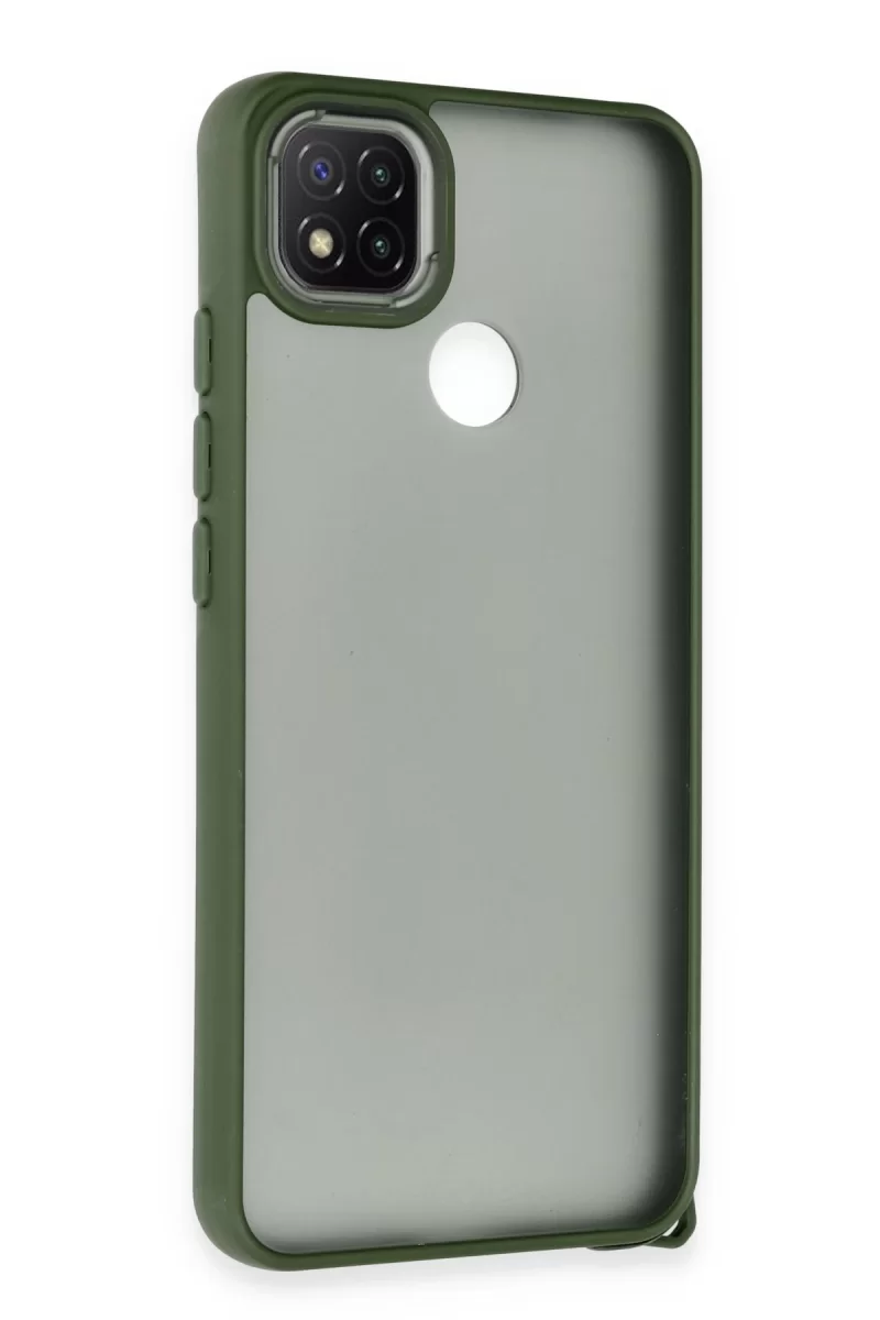 Newface Xiaomi Redmi 9C Kılıf Elegant Kapak - Yeşil