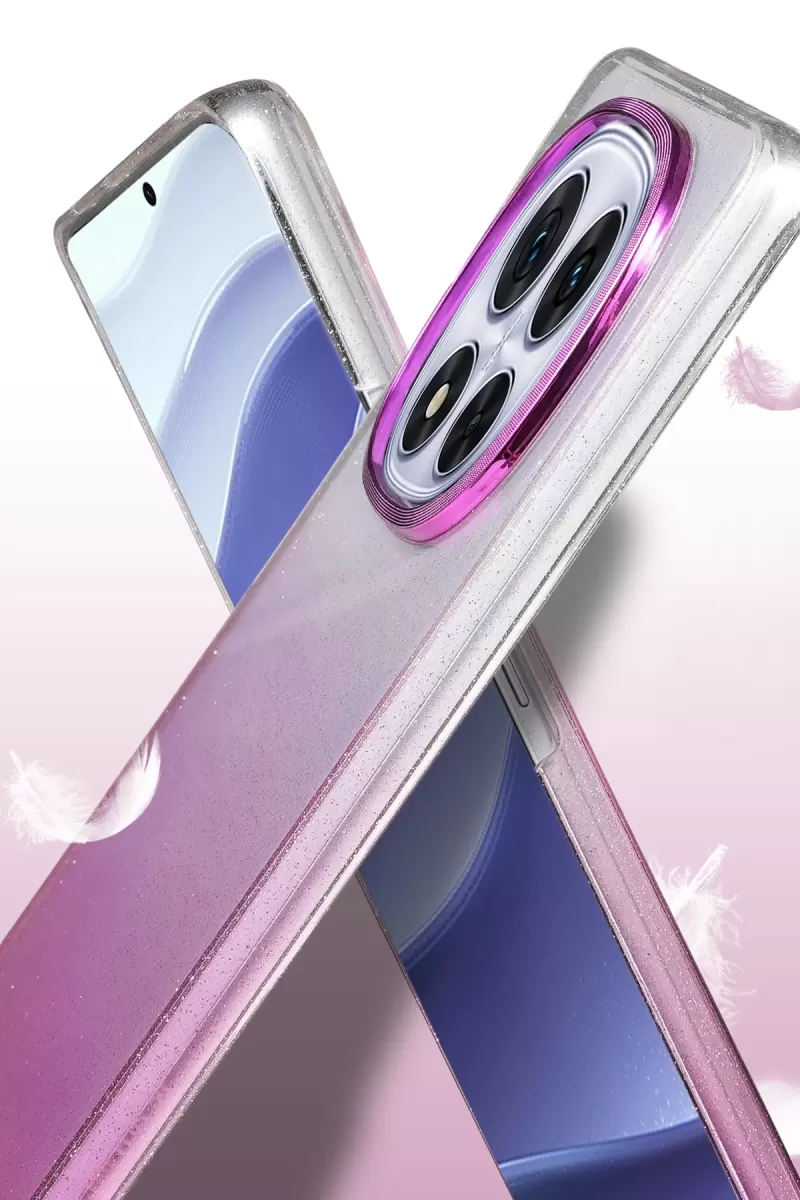Newface Xiaomi Redmi Note 14 Pro Plus Glossy Kapak - Pembe
