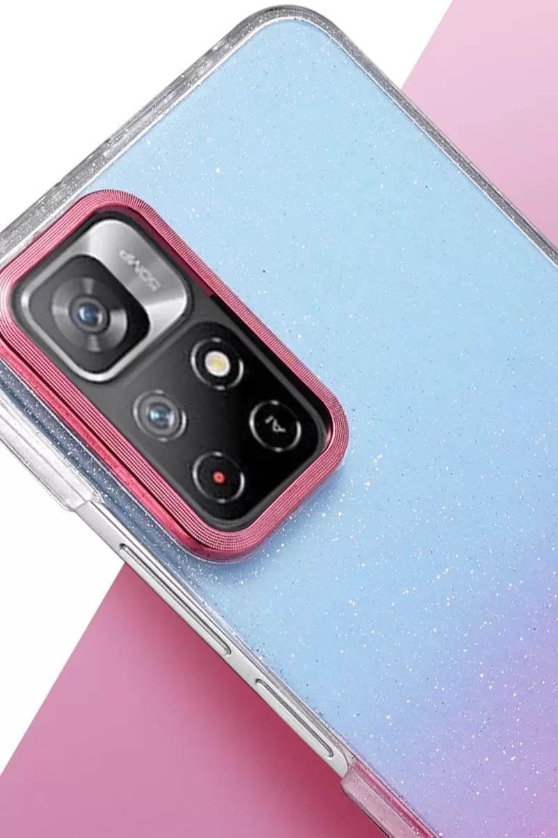 Newface Xiaomi Redmi Note 11 Pro Glossy Kapak - Pembe