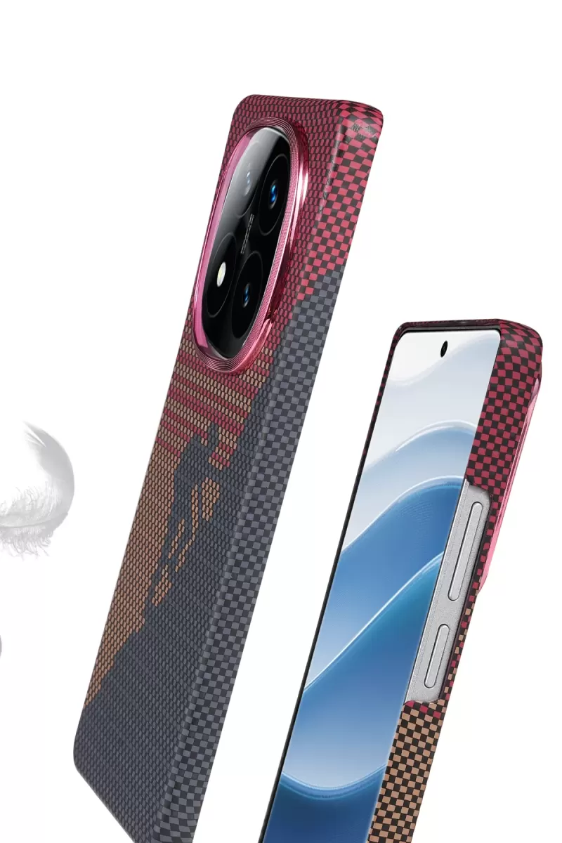 Newface Xiaomi Redmi Note 14 Pro 5G Vega Magsafe Kapak - Kırmızı