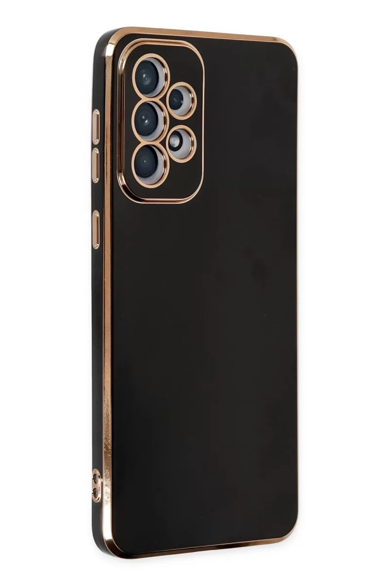 Newface Samsung Galaxy A73 5G Kılıf Volet Silikon - Siyah