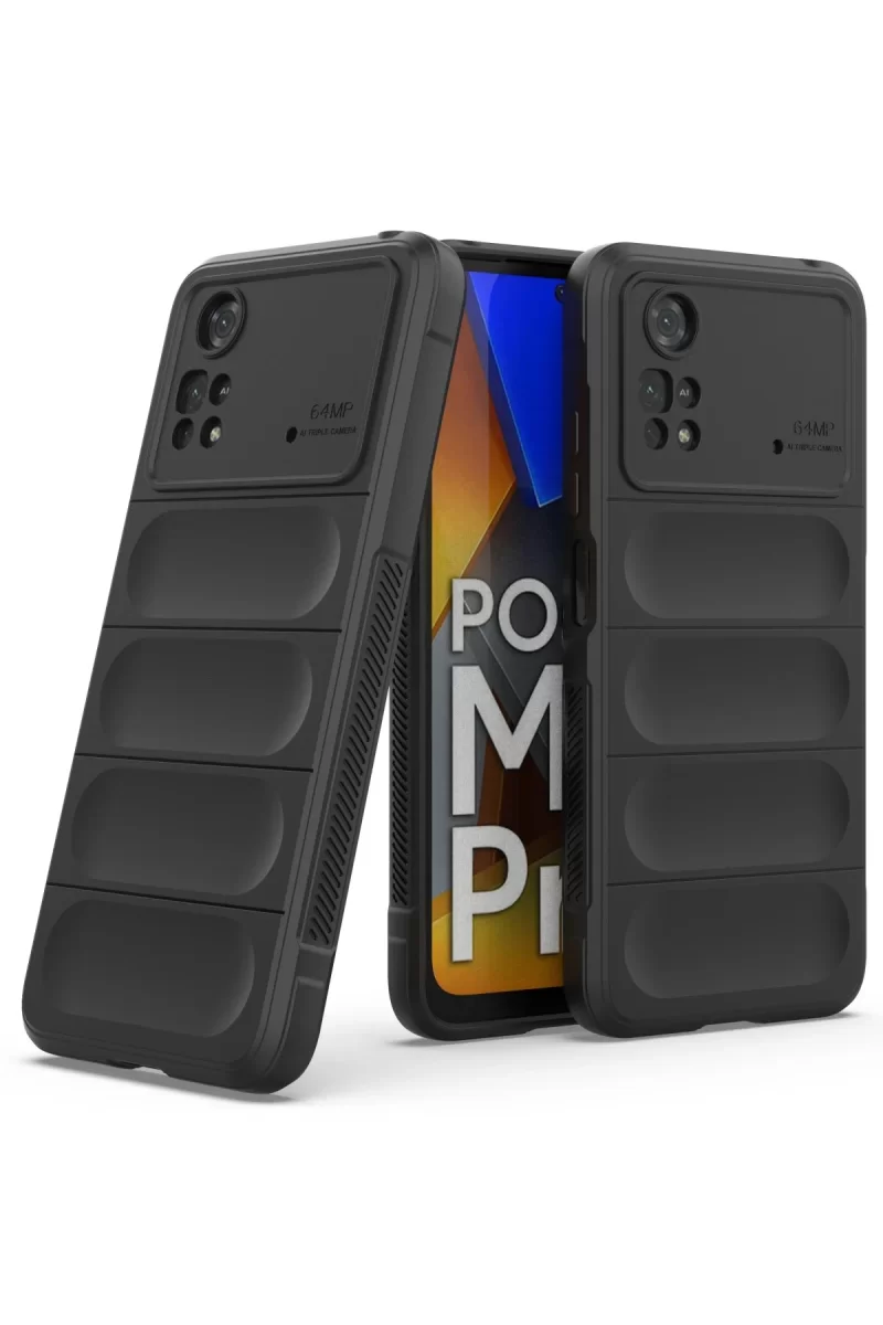 Newface Xiaomi Poco M4 Pro 4G Kılıf Optimum Silikon - Siyah