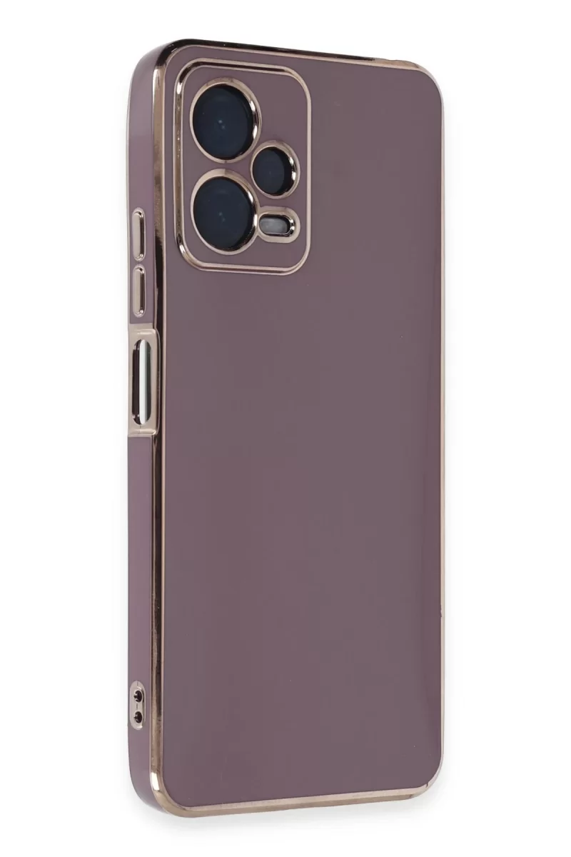 Newface Xiaomi Poco X5 5G Kılıf Volet Silikon - Mor