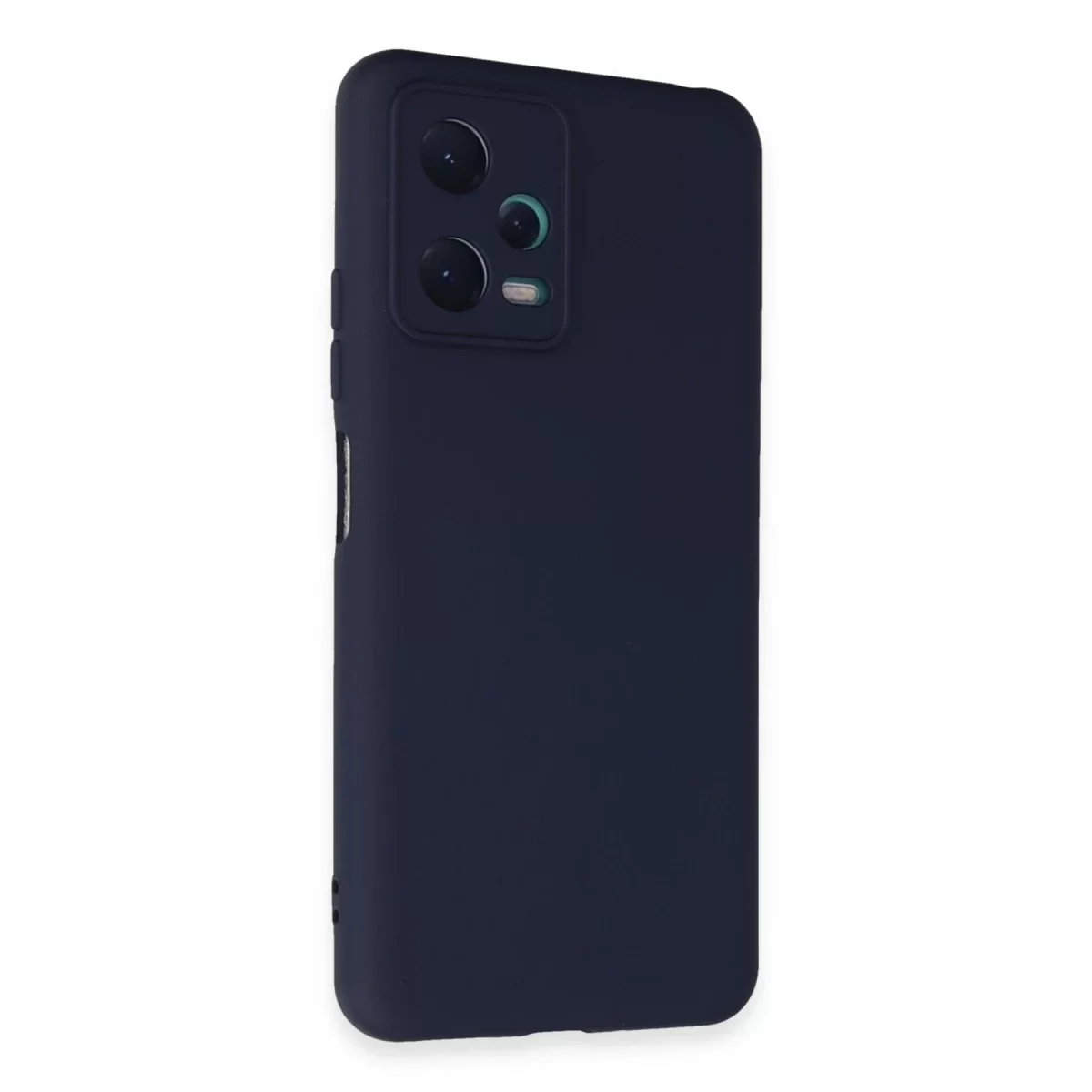 Newface Xiaomi Redmi Note 12 5G Kılıf Nano içi Kadife Silikon - Lacivert