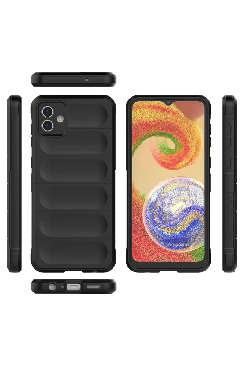 Newface Samsung Galaxy A04 Kılıf Optimum Silikon - Siyah