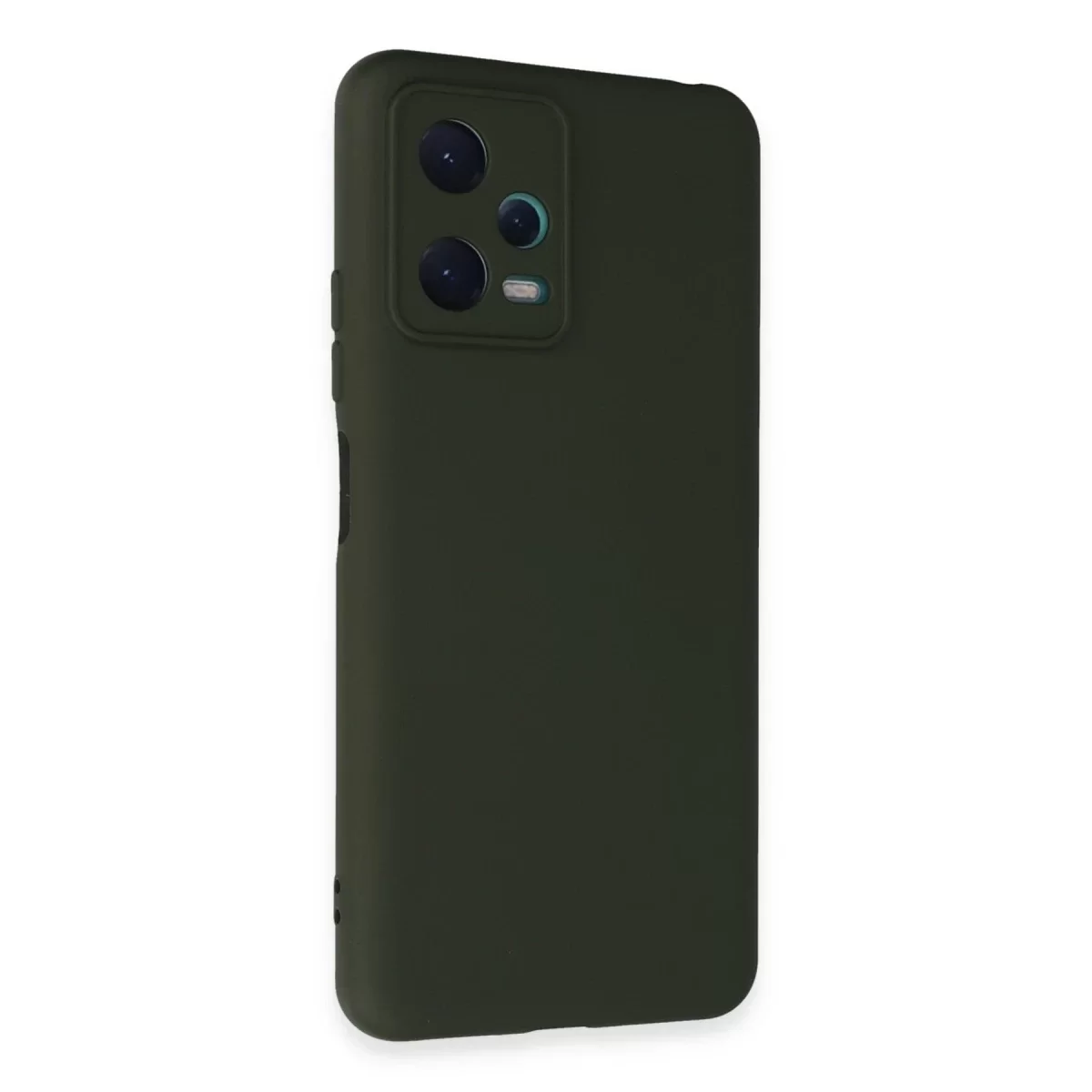 Newface Xiaomi Redmi Note 12 5G Kılıf Nano içi Kadife Silikon - Koyu Yeşil