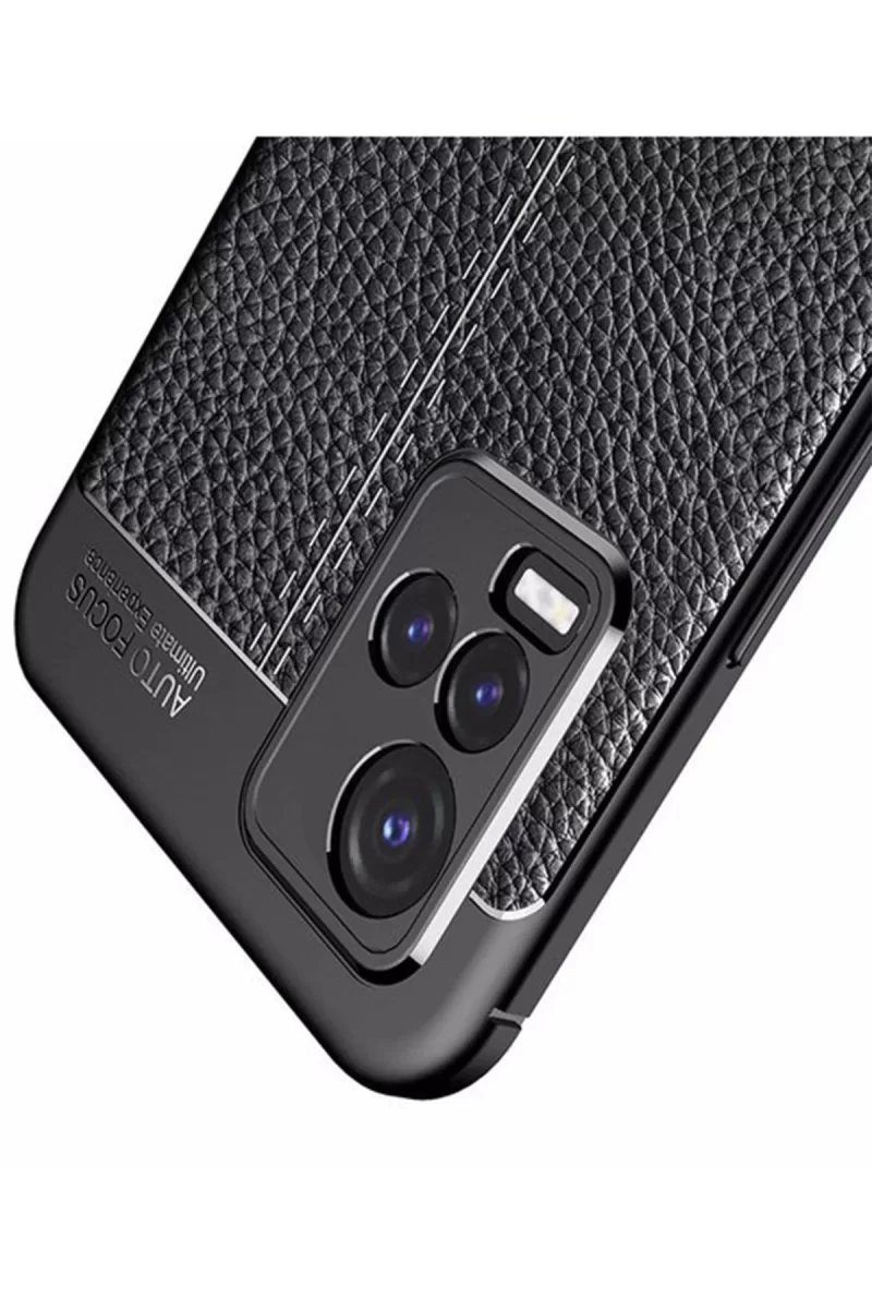 Newface Vivo Y21S Kılıf Auto Focus Kapak - Kırmızı