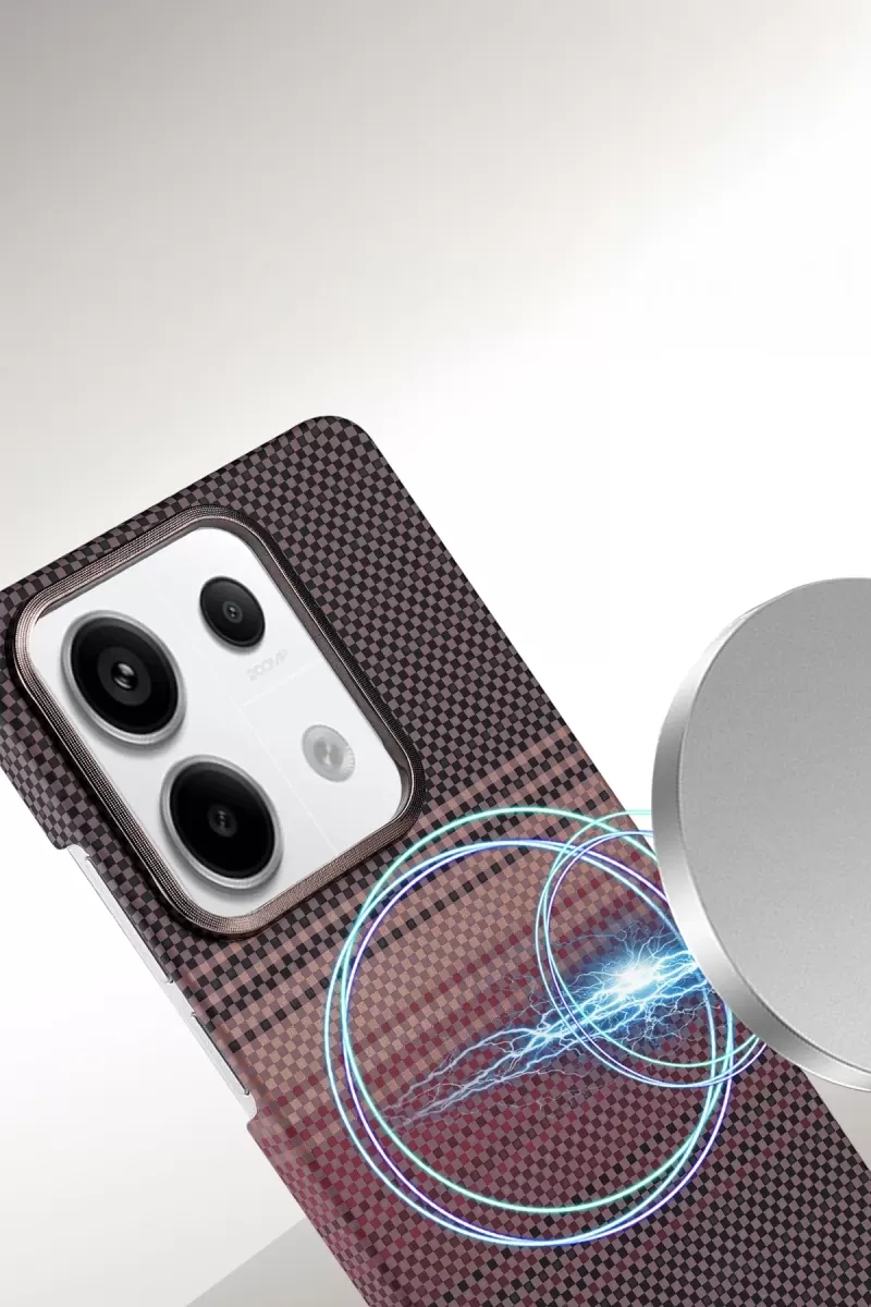 Newface Xiaomi Redmi Note 13 Pro 4G Vega Magsafe Kapak - Siyah