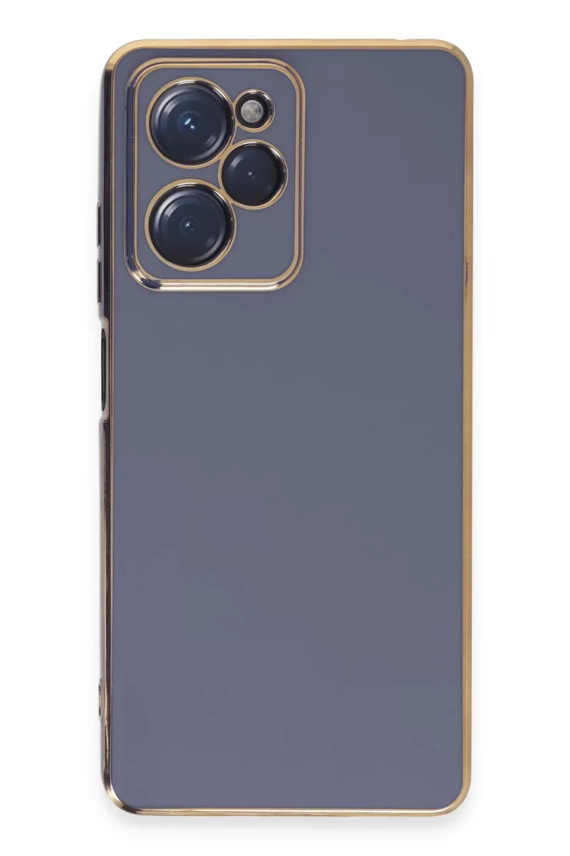 Newface Xiaomi Poco X5 Pro 5G Kılıf Volet Silikon - Mavi