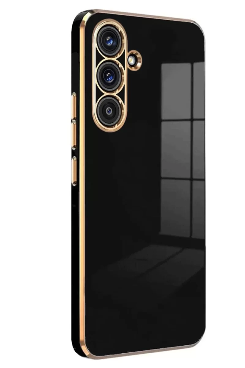 Newface Samsung Galaxy A16 5G Kılıf Volet Silikon - Siyah