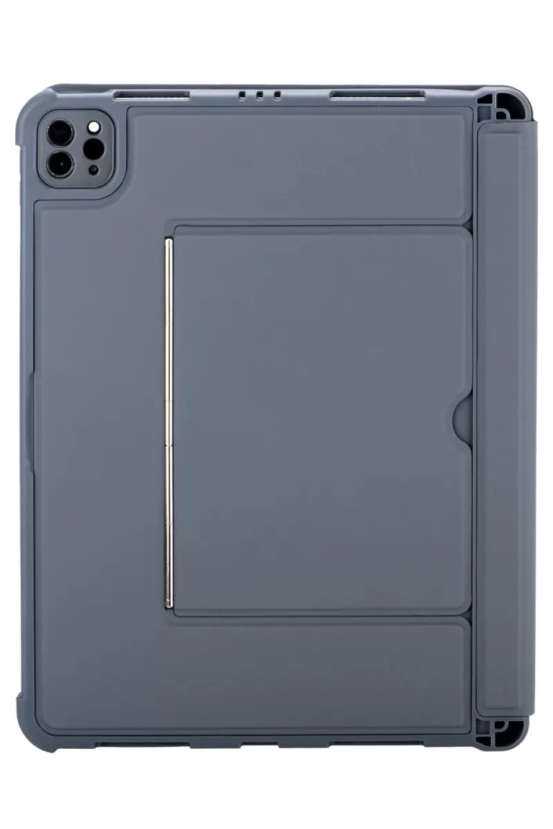 Newface Apple T5510D iPad Pro 13 (2024) Kılıf Palermo Ledli Klavyeli Standlı Tablet Kılıfı - Siyah